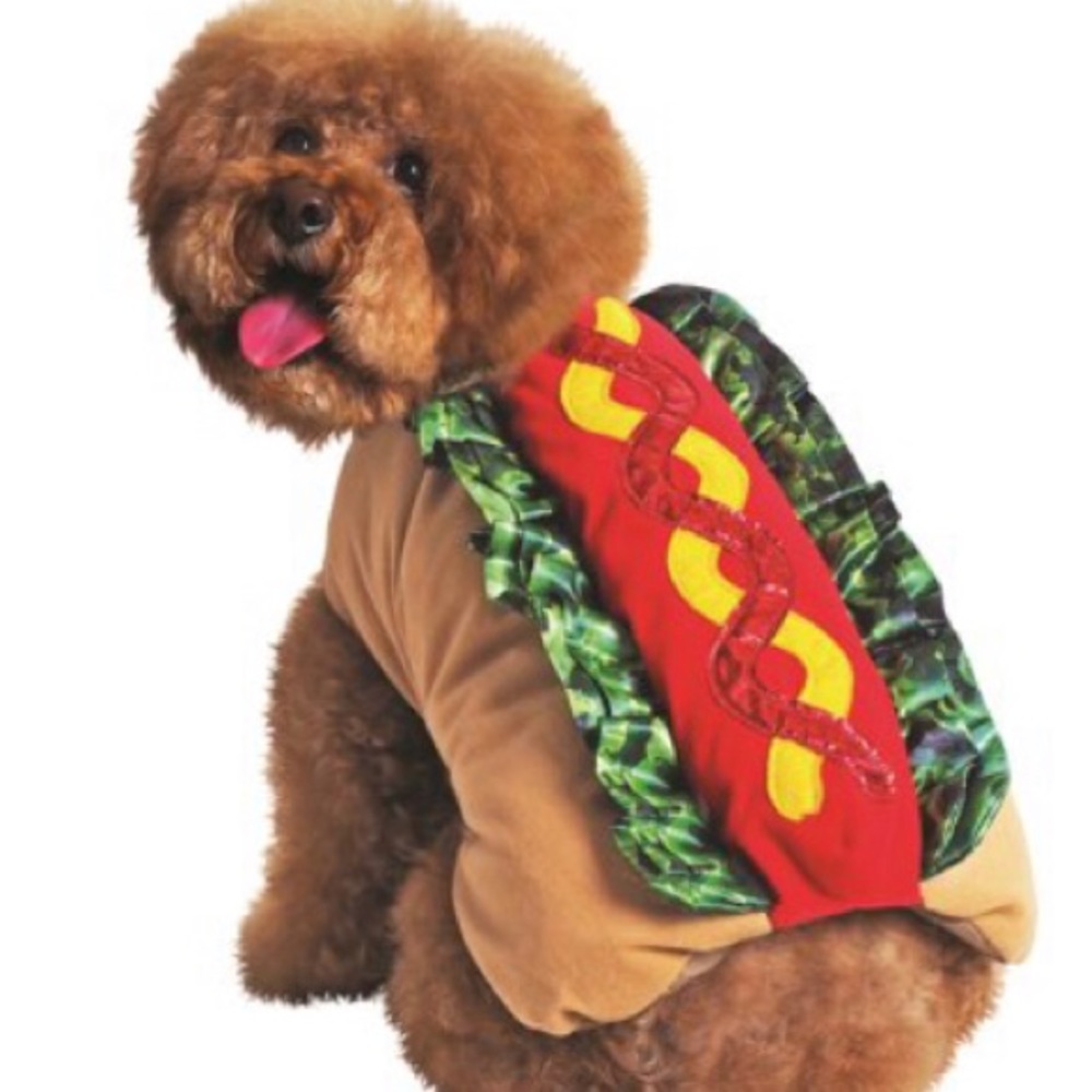 NWT Dog Halloween Costume, Hotdog, (Medium)